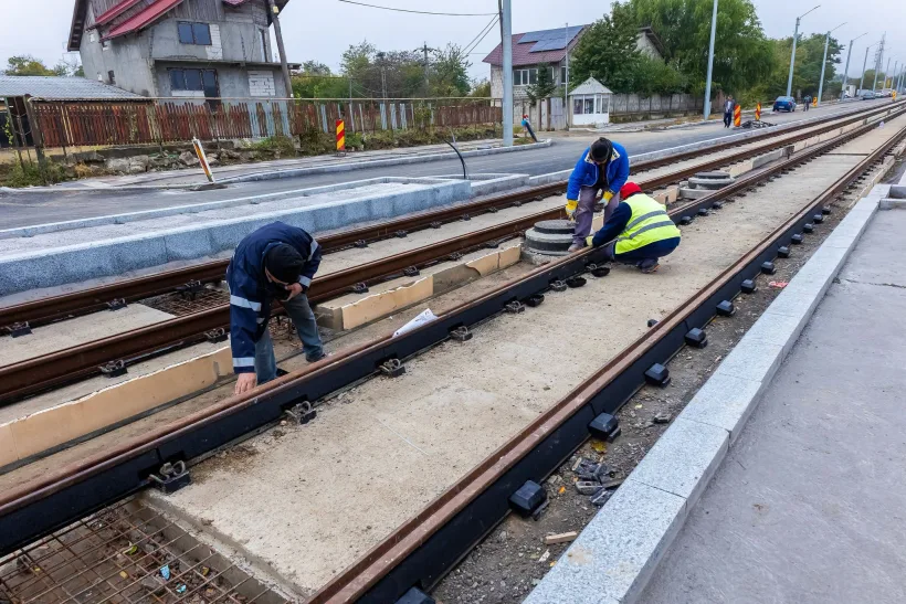 Cum arată șantierul de pe Bulevardul Siderurgiștilor din Galați. Lucrările au ajuns pe tronsonul Piața Energiei-Viaduct