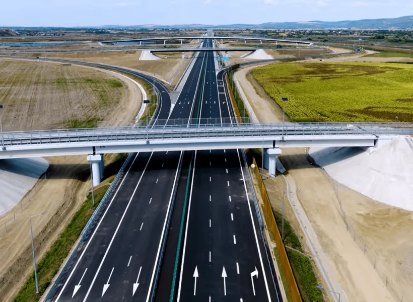 Un nou tronson din A7 a fost deschis circulației. Câți kilometri de autostradă sunt acum circulabili între București și Bacău