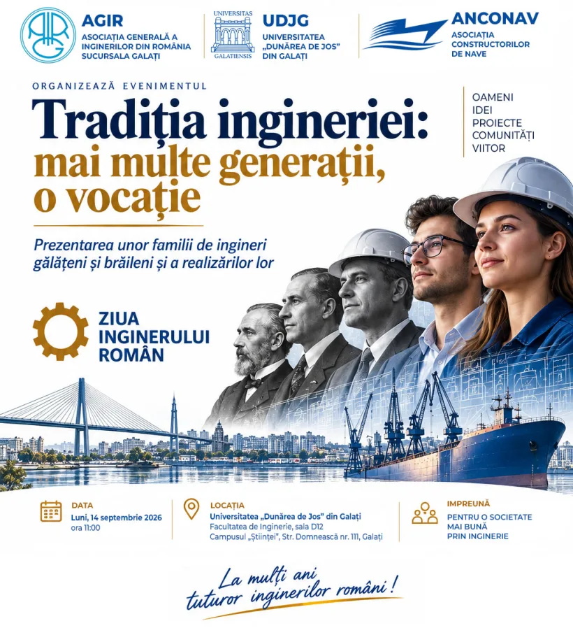 Ziua Inginerului Român - Sărbătorită la Facultatea de Inginerie din Galați