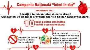 „Dăruiți o inimă sănătoasă celor dragi! Cunoașteți-vă riscul și preveniți apariția bolilor cardiovasculare!”