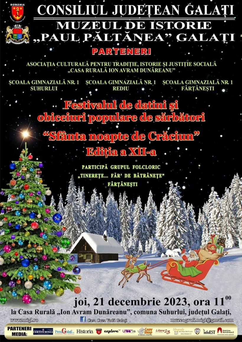 Festivalul de datini și obiceiuri populare de sărbători, la Muzeul de Istorie