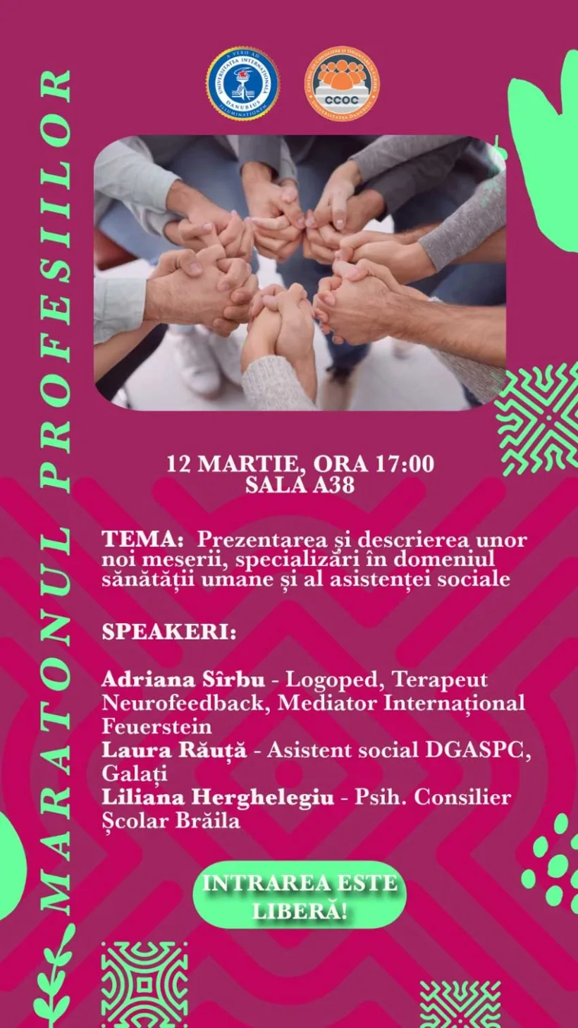 Maratonul Profesiilor la Galați, ediție dedicată domeniului asistenței sociale