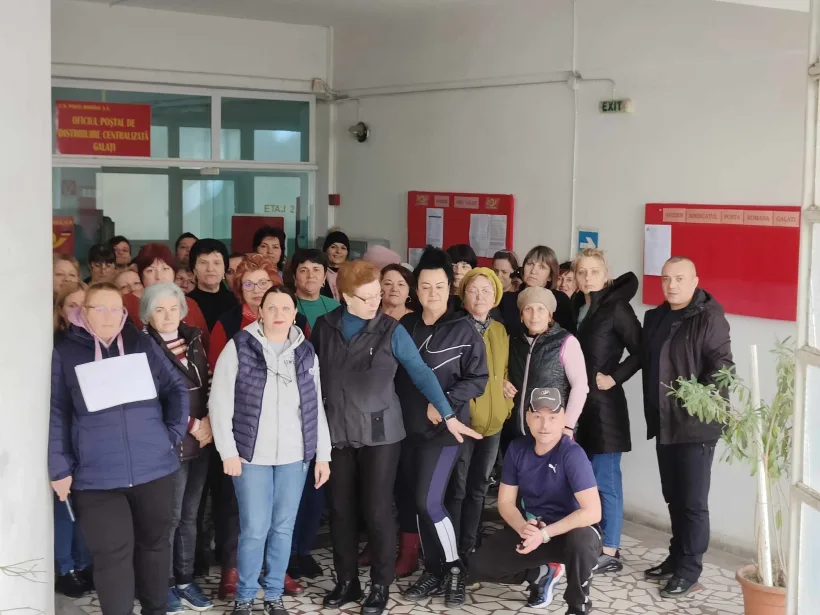 A fost grevă de avertisment de 2 ore în oficiile poștale