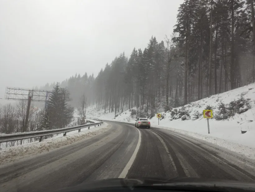 Ninge de Buna Vestire: circulație restricționată între Predeal și Râșnov!