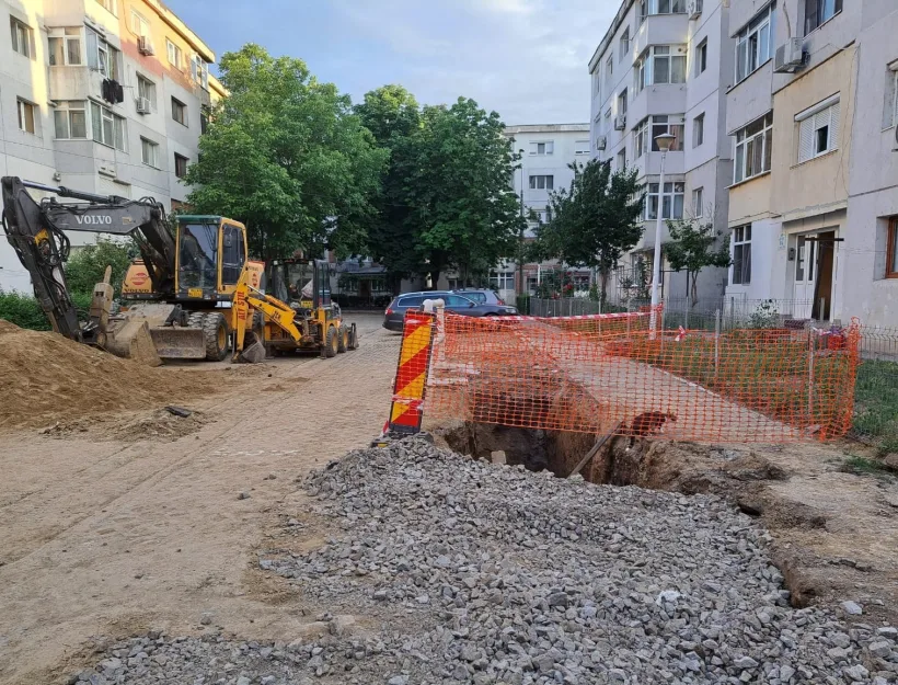 Apă Canal reabilitează rețeaua de apă de pe patru străzi din Galați