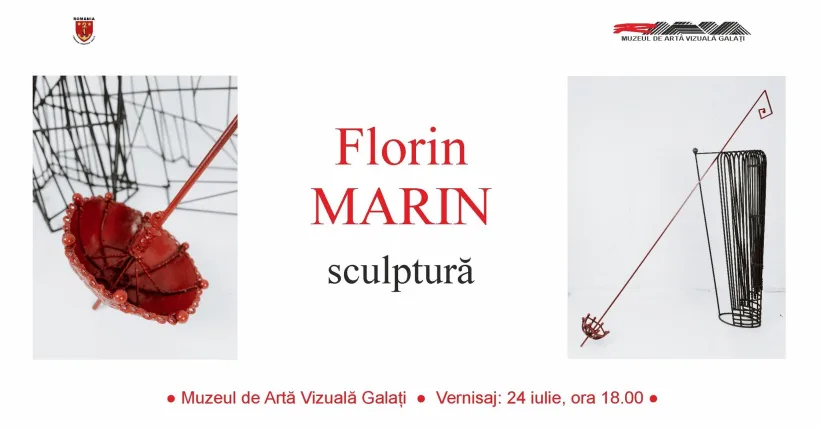 Vernisajul expoziției de sculptură Florin Marin, la Muzeul de Artă Vizuală