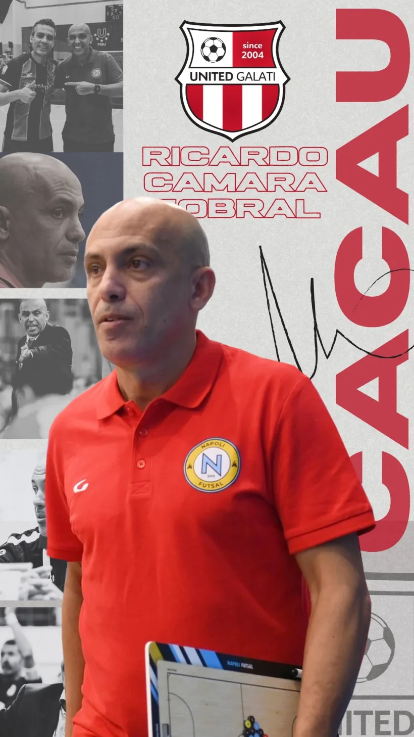 Campioana României, United Galați va fi antrenată de un dublu câștigător de UEFA Futsal Champions League