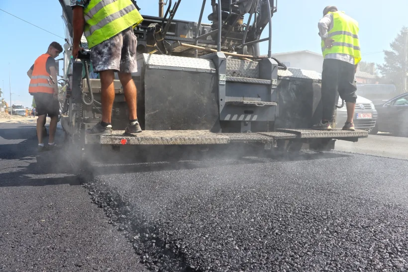 Drumul de Centură, de la două la patru benzi. Tronsonul dintre Viaductul Combinatului și strada 9 Mai (blocurile ANL), extins și asfaltat
