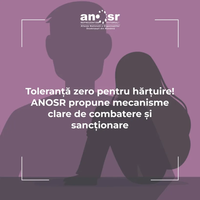 ANOSR  se implică și face propuneri pentru prevenirea fenomenului de hărțuire sexuală în mediul universitar