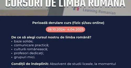 Cursuri de limba română, în format universitar, la „Danubius”, din Galați