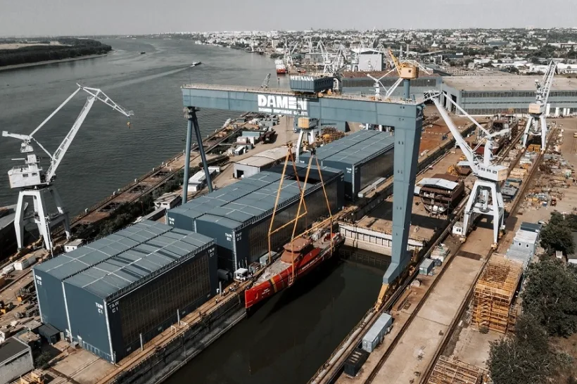 Damen va livra două feriboturi electrice pentru orașul Toronto, construite la Galați