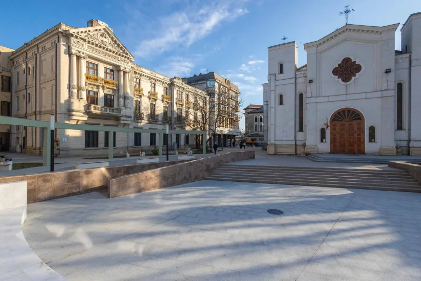 Piațeta din zona Bisericii „Greacă” a fost modernizată