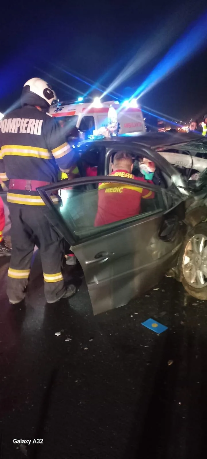 Accident teribil pe DN 25, între localitățile Independența și Piscu: un copil de șapte ani, în comă
