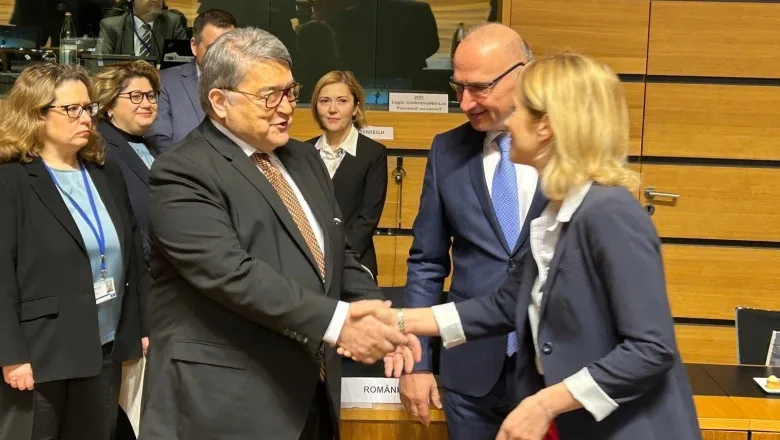 Ministrul MAE a cerut, la reuniunea CAE, consolidarea regimului de sancțiuni privind acțiunile hibride ale Rusiei