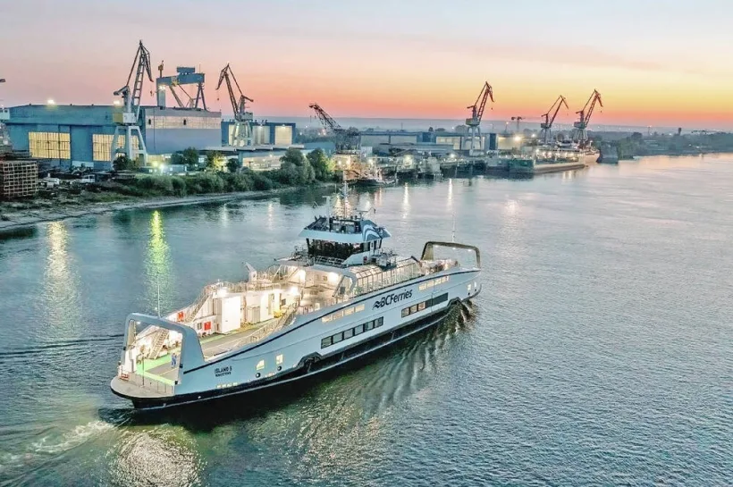 Damen Galați lansează încă un feribot pentru compania canadiană BC Ferries