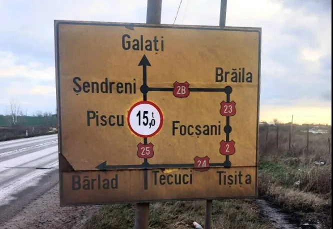 CNAIR impune noi restricții pe DN 25. Circulație limitată pe podul din Piscu
