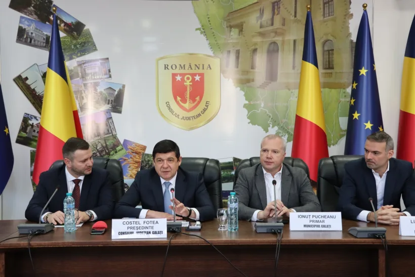 Costel Fotea anunță semnarea primelor contracte pentru 32 de proiecte finanțate de AFM, care vor moderniza infrastructura în 25 de localități din județul Galați