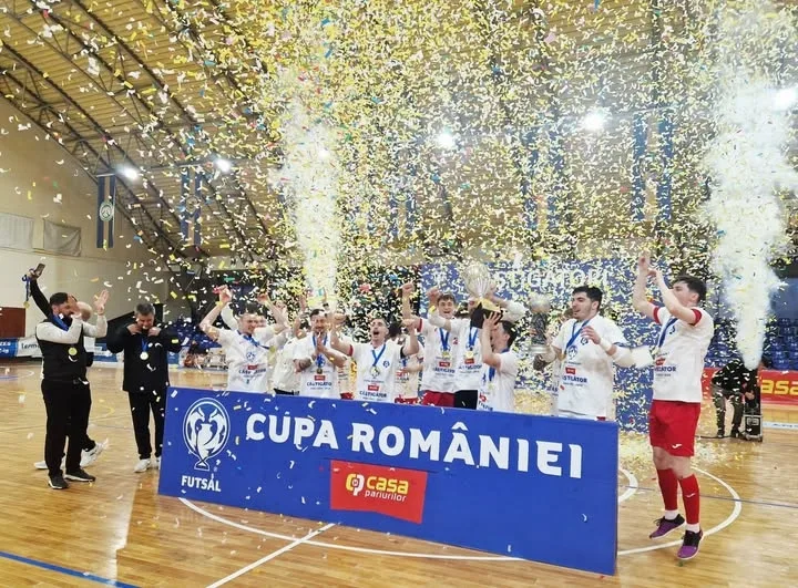 United Galați a câștigat Cupa României la futsal. Costel Fotea: „Felicitări, băieți! Ne-ați oferit un moment de neuitat!”