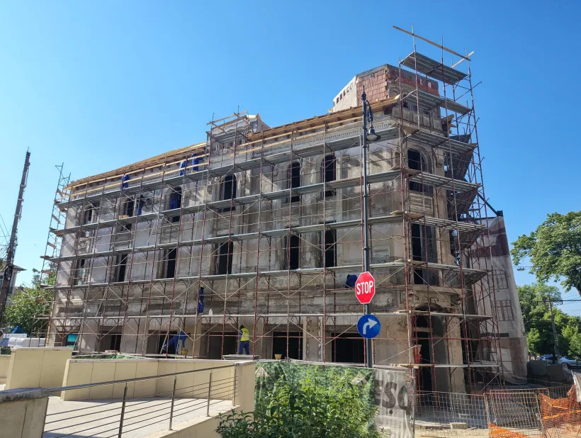 Restaurare spectaculoasă la Galați: fațadele istorice ale Palatului Simion Gheorghiu vor fi păstrate
