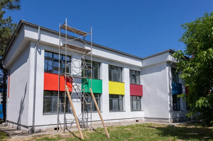 Lucrările la Grădinița Nr. 9 din Țiglina 2 avansează. Investiție de aproape 16 milioane de lei din fonduri europene