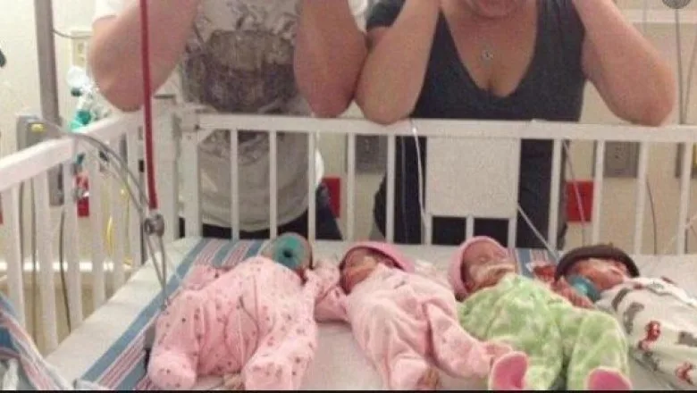 O femeie de 37 de ani, infectată cu COVID, a născut patru copii sănătoşi