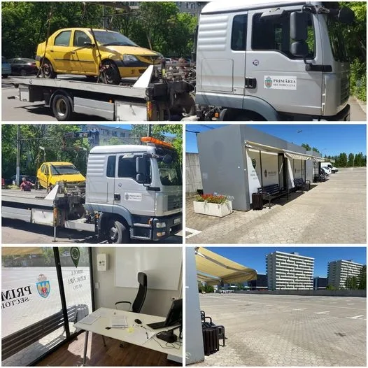 Primarul Sectorului 6: A fost ridicată prima mașină abandonată pe spațiul public