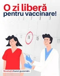 Te vaccinezi și ai o zi liberă!