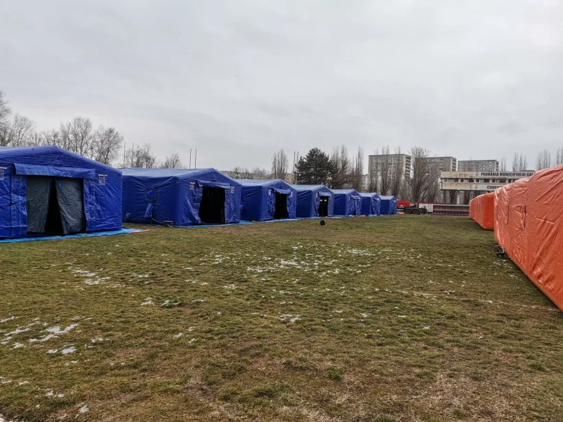 Tabere pentru refugiații ucraineni, pe stadioanele din Galați