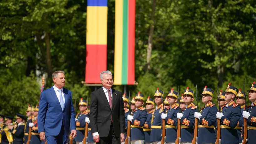 Președintele Iohannis, întâlnire cu omologul lituanian, Gitanas Nauseda. Ce au discutat cei doi șefi de stat