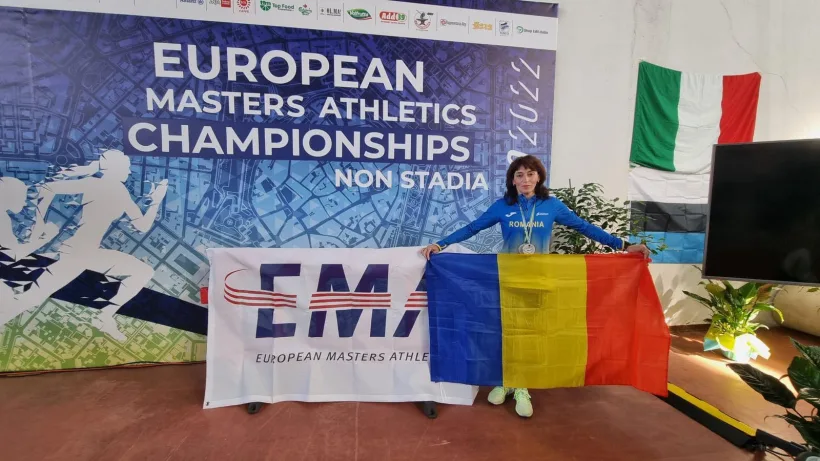Gălăţeanca Daniela Ciocan a reprezentant cu onoare România la Europenele Masters de atletism
