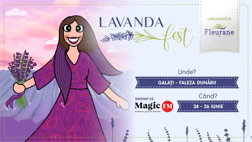 Festivalul Lavandei, pe Faleza Dunării de la Galați
