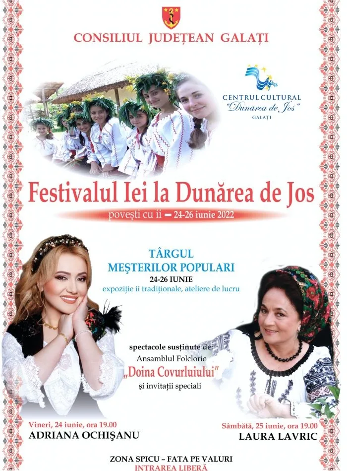 Restricții de trafic în centrului orașului Galați, pentru evenimentul „Festivalul Iei la Dunărea de Jos”