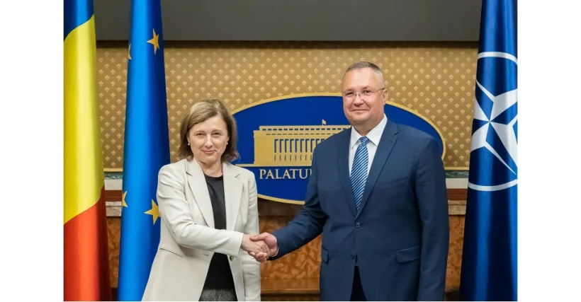 Premierul Ciucă, întâlnire cu vicepreședinta Comisiei Europene pentru valori și transparență, Věra Jourová