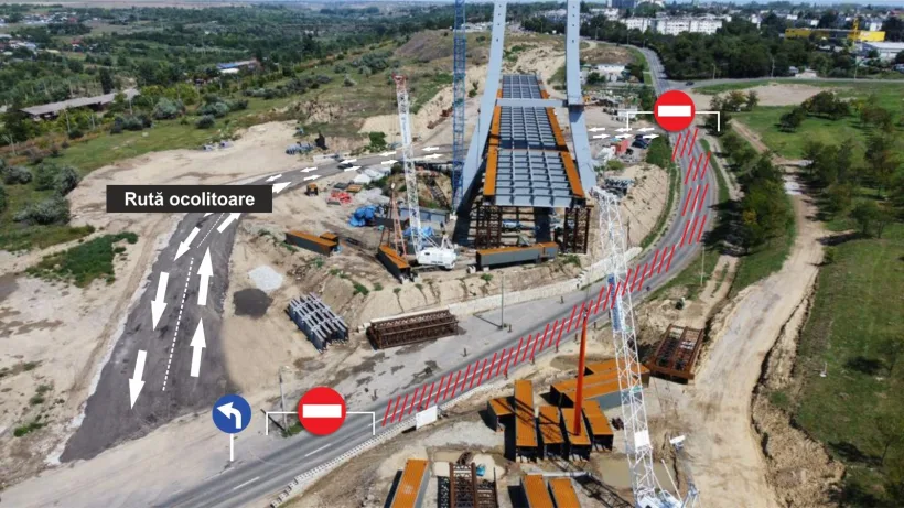 Trafic deviat, timp de 3 luni, pe o stradă importantă din Galați