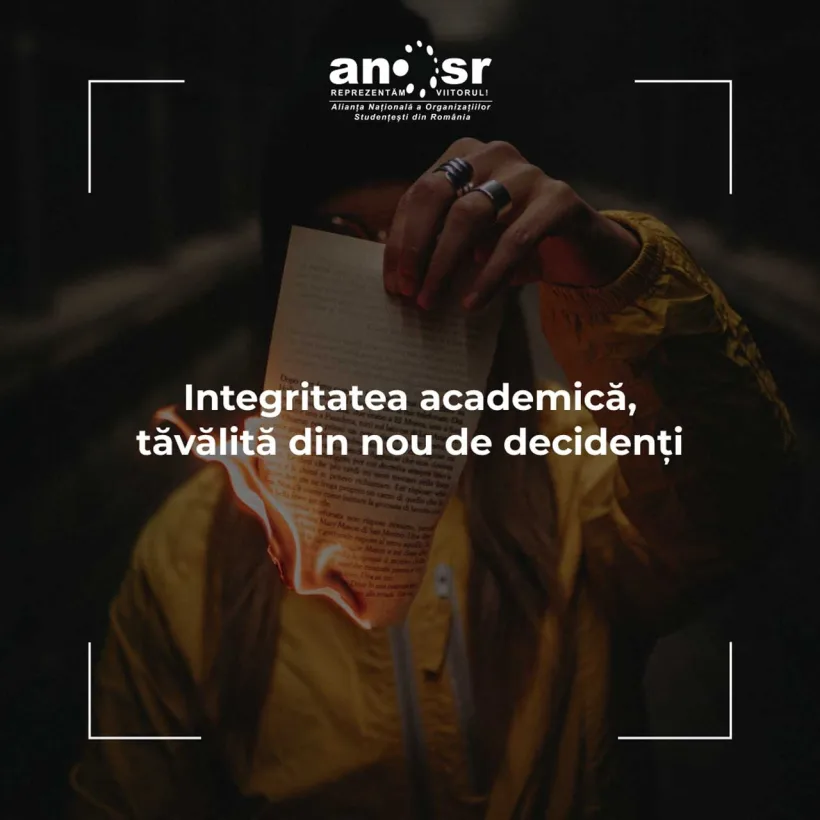 Liderii studenților reacționează față de creșterea numărului de plagiatori în învățământul universitar
