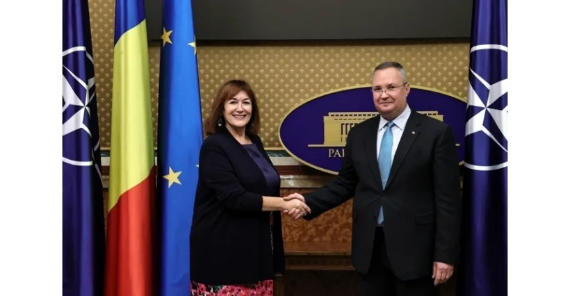 Premierul Ciucă a discutat cu vicepreşedinta Comisiei Europene despre importanţa implementării PNRR pentru dezvoltarea economiei