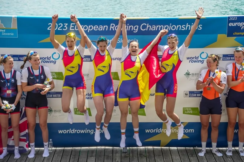 Aur şi argint pentru România în prima zi a finalelor Campionatului European de canotaj