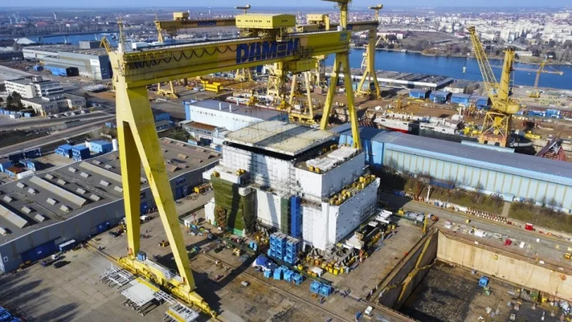 Damen reziliază asocierea cu statul roman din cadrul Șantierului Naval Mangalia
