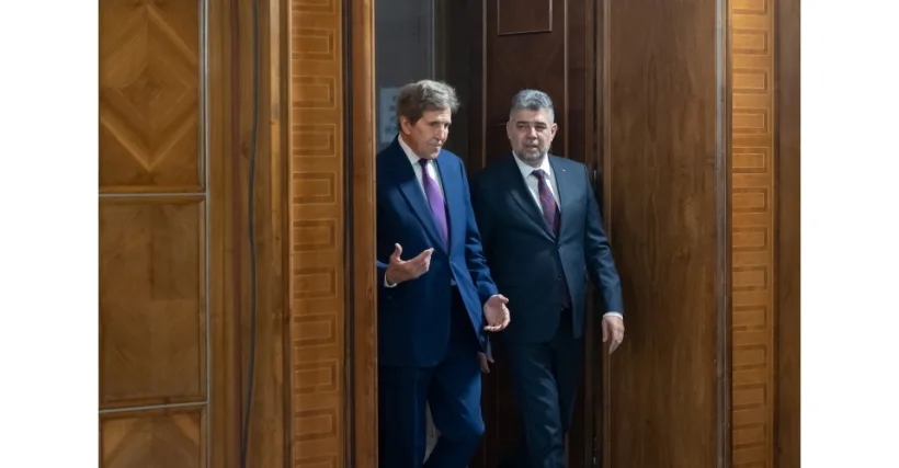 Șeful Guvernului s-a întâlnit cu reprezentantul special pentru climă al președintelui SUA, John Kerry