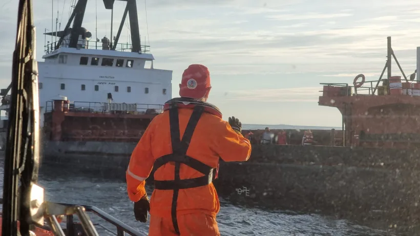 Explozie la bordul unei nave de marfă, la Sulina