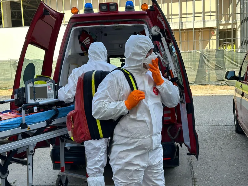 Pompieri militari și cadre medicale din Galați, participanți într-o amplă acțiune de salvare dintr-un dezastru nuclear