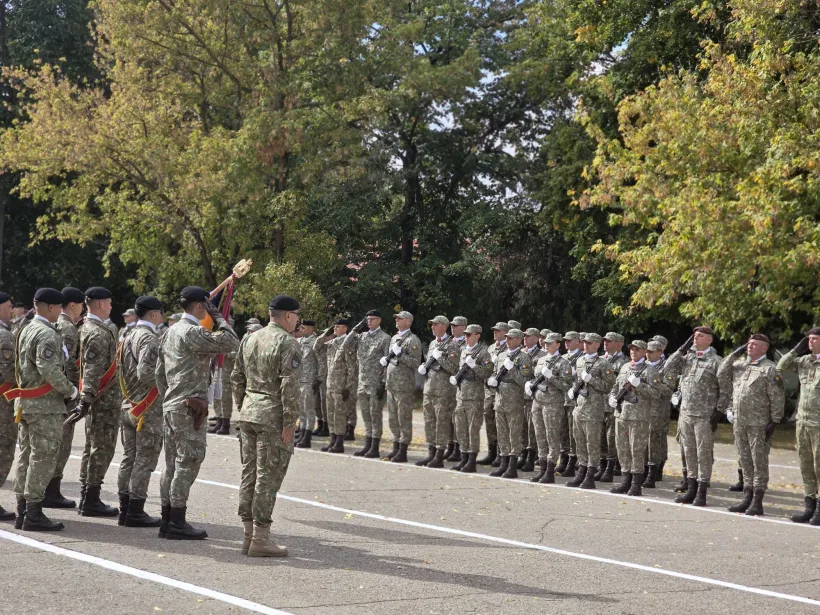 Ceremonie de depunere a jurământului militar în Garnizoana Galați